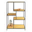 Kestwick 120cm H x 80cm W Steel Geometric Bookcase-94530388