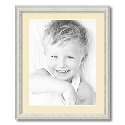 Wood Matte Picture Frame with Mat