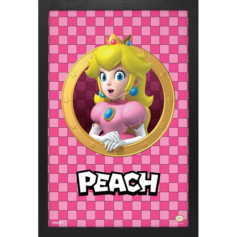 Super Mario - 3D Port - pêche 11 x 17, reproduction encadrée