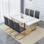 Ensemble de salle à manger 7 pièces 71 po Modern Glam-965192709