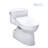 WASHLET 1.28 GPF Elongated Floor Mounted One-Piece Toilet (Seat Included)