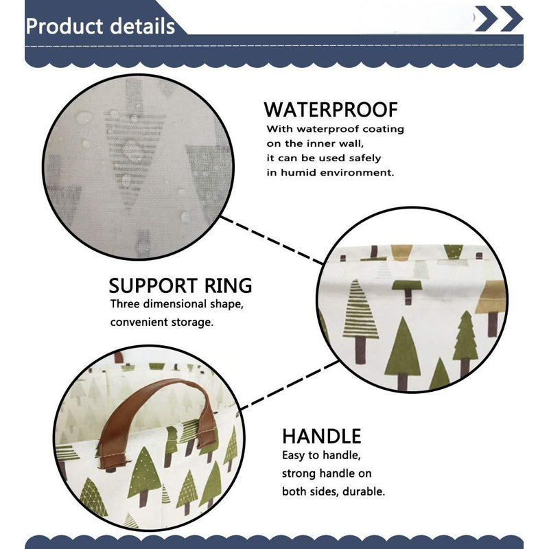 Grands bacs de rangement, paniers de rangement pliables en toile