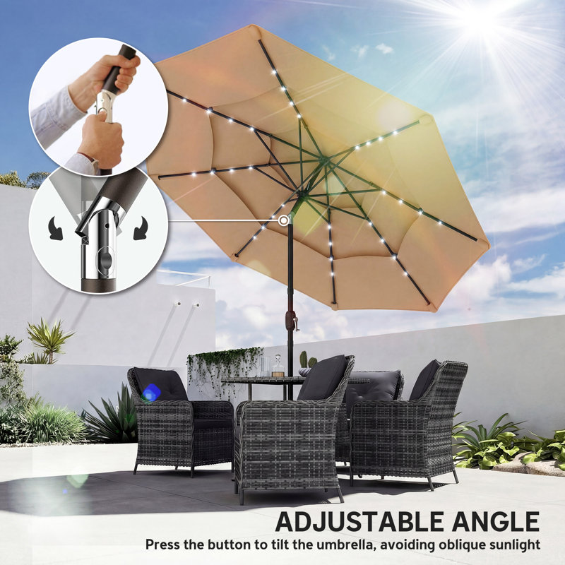 282cm Market Parasol