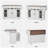 Farmhouse Kitchen Island with Charging Station & Drop Leaf, 58" Rolling Kitchen Cart with Sliding Barn Doors, Spice Rack & Glass Holders, Large Mobile Island Table with Storage for Small Kitchens-812818747