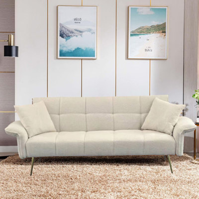 Zenys Upholstered 70'' Reclining Sofa