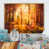 Cadre flottant brun