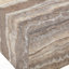 Table basse 39,3 x 21,6 po à motif rectangulaire en MDF, stable, imperméable et facile à nettoyer, table basse de salon minimaliste moderne.