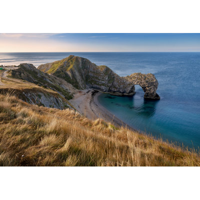 Durdle Door Beach by Wojtek Skora - Wrapped Canvas Print