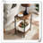 Brinya 15.7'' W Metal Nightstand