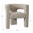 Brodee Boucle Upholstered Square Armchair (Set of 2)-88068645