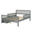 Wooden Platform Bed With Safety Guardrails-699782334-699782331