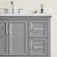 Ensemble de meuble-lavabo autoportant 48 po avec 2 poignées entièrement assemblé