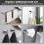 Ensemble de quincaillerie de salle de bain, accessoires de salle de bain, acier inoxydable, fixation murale, 10 pièces-106411953