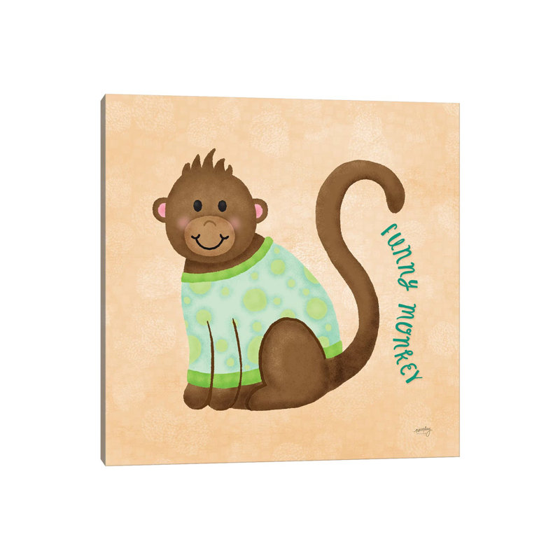 Baby Safari IV by Noonday Design - Wrapped Canvas Gallery-Wrapped Canvas Giclée, 30.48 cm H x 30.48 cm W