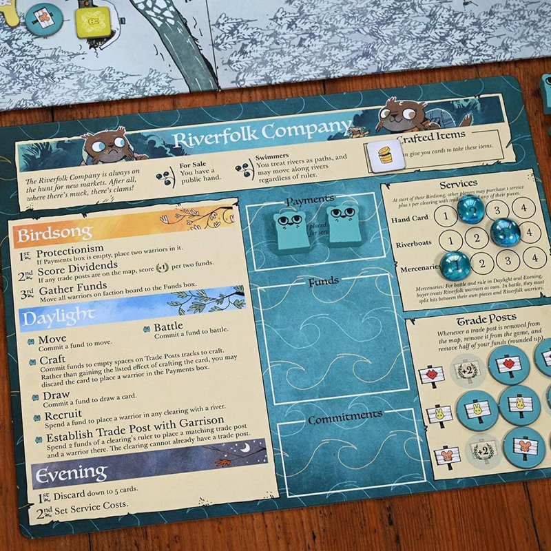 Leder Games | Root: The Riverfolk Expansion Board Games, 1-6 Players, Ages 10+