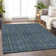 Premium Machine Washable Prisco Blue Rug