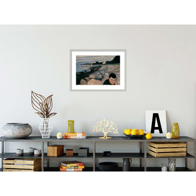 Melancholy by Edvard Munch -Framed Giclee Print