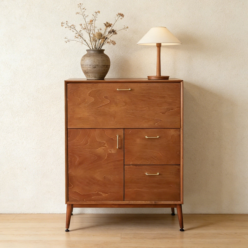 Pine Multi-functional Practical Storage Cabinet