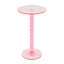 Table de bout moderne en acrylique avec table de bout moderne avec capacité de 22,05 lb Table de chevet sur pied pour petit bureau de chambre à coucher-1656157658