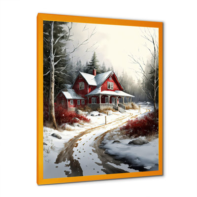 «Jaelynn Cold Winter View On The Country II», reproduction sur toile