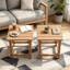 Ensemble de 2 tables d'appoint Adirondack résistantes aux intempéries, tables de bout d'extérieur toutes saisons pour meubles de patio, de jardin et de piscine