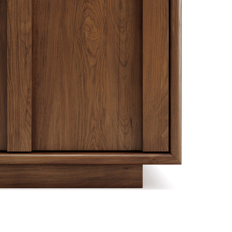 American Simple Style Accent Cabinet, Brown