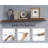 Floating Shelf In Melamine, Set Of 2-1077541599