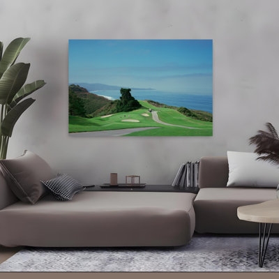 Golf Course At The Coast Torrey Pines Golf Course San Diego California Usa Abstract Contemporary Landscape Nature Art