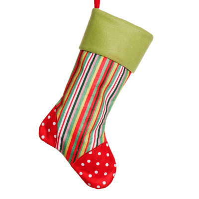 Rainbow Stripe Stocking