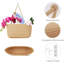 Panier de rangement suspendu au-dessus de la porte, panier de rangement mural en coton tissé à 3 niveaux avec paniers décoratifs - Jute-1288327717-1288327713