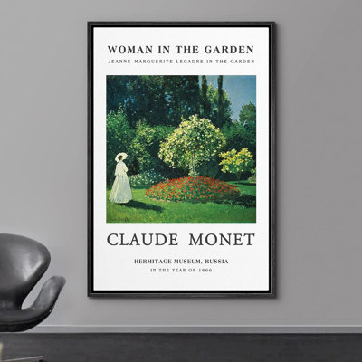 Classical Artwork " Woman In The Garden "