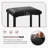 24" Bar Stools Set of 2 with Thick PU Leather Upholstered for Kitchen Island-573793846-573793840-573793843
