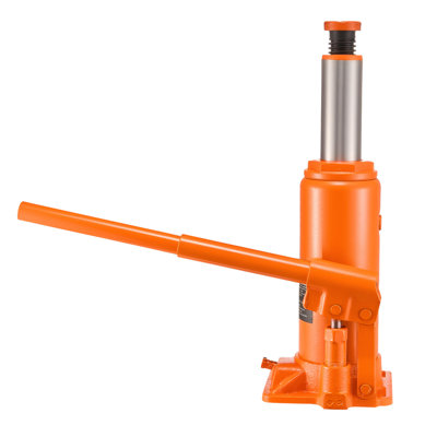 Hydraulic Bottle Jack, 10 Tonne (22046 lbs) Capacity, 9.3-18.5 Inch Lifting Range, Heavy Duty Welded Bottle Jack for Car, SUV, Pickup, Auto Repair, House Lift and Agricultural Equipment, Orange