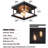 Briney 2 - Light 11" Dimmable Square Flush Mount
