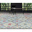 Tapis en laine noué à la main en gris / bleu / rouge-69674904