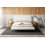 Lit plateforme tapissier Bojana