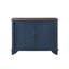 Console de 40 po avec tablette de rangement, table de hall d'entrée rétro avec tablette de rangement réglable, table de canapé pour le couloir, entrée, salon, vestibule, plateau bleu marine et brun