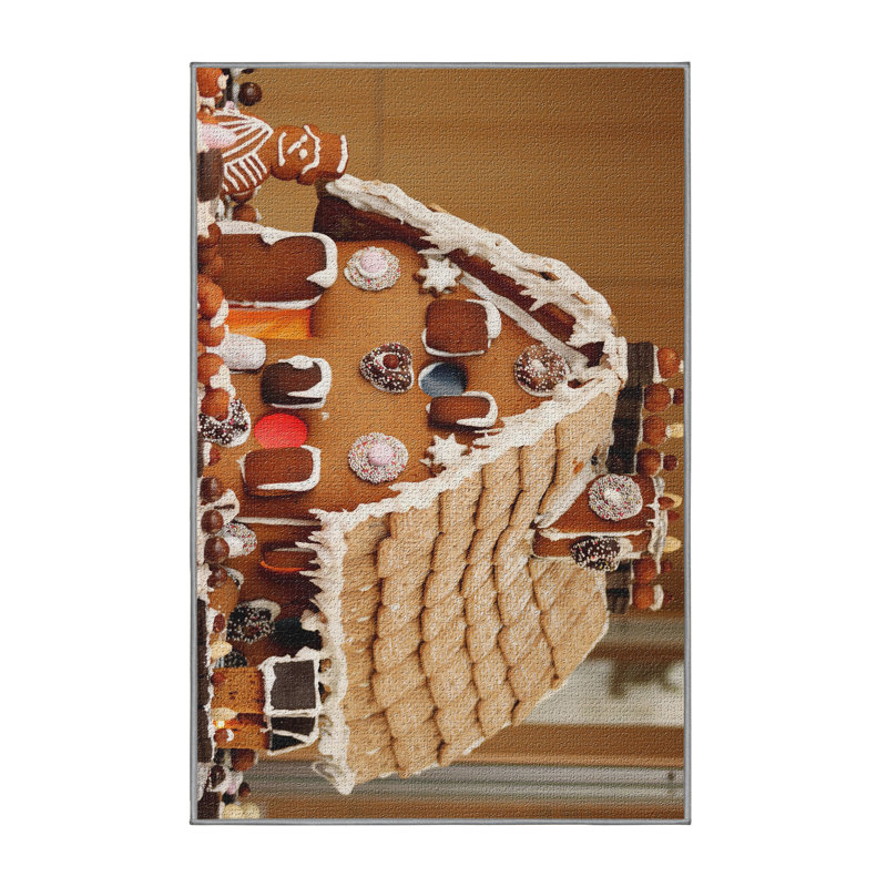 Tapis brun Christmas, Rectangle 2 pi x 3 pi