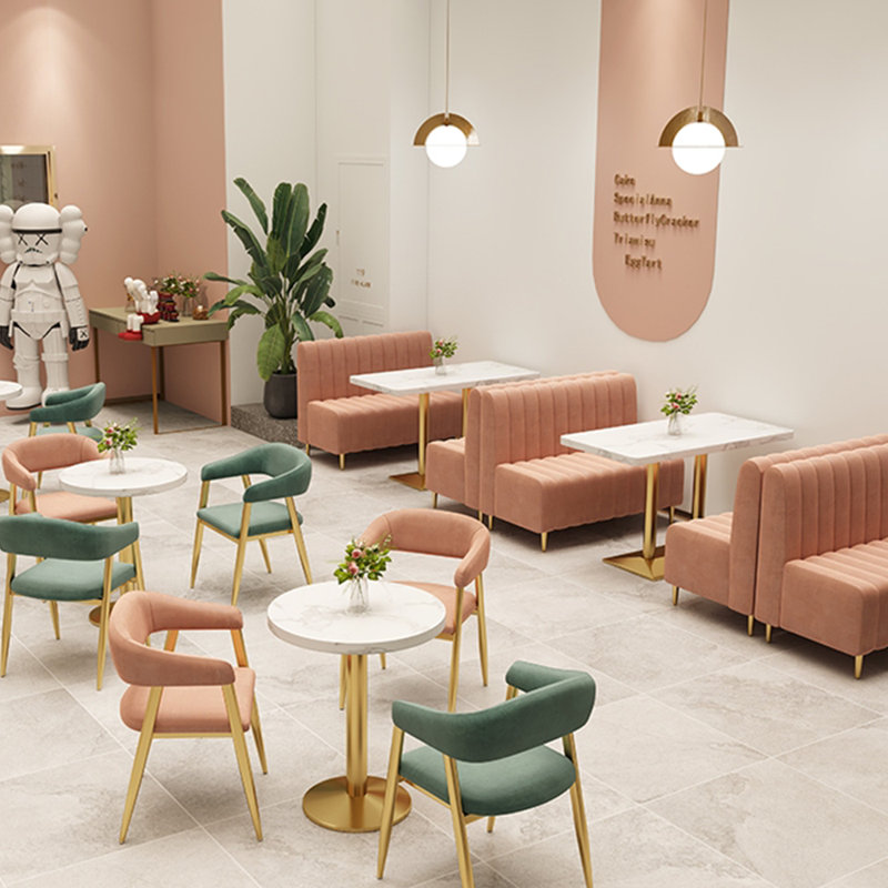 Banc de loisirs Simple Cafe, Saumon foncé