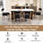 Linen Upholstered Solid Wood Side Dining Chairs-1716318609