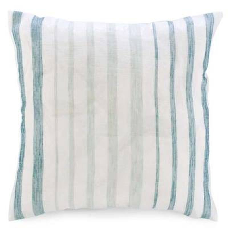 Ilkest Striped Cotton Blend Throw Pillow