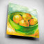«Bowl of Fruit I» par Ethan Harper, art mural en verre acrylique-1630261457