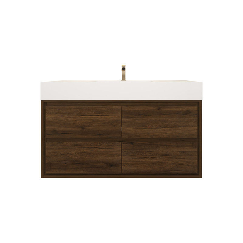 Victoria 48''Bathroom Vanity Base, Rosewood