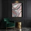 Abstrait art fluide sur toile grise 92-837112716