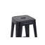 Tabouret à hauteur de comptoir 24 po, ensemble de 4 tabourets de bar en métal sans dossier, empilable, amovible et facile à assembler, pour économiser de l'espace pour un îlot de cuisine / bar / café / salle à manger-1258414947