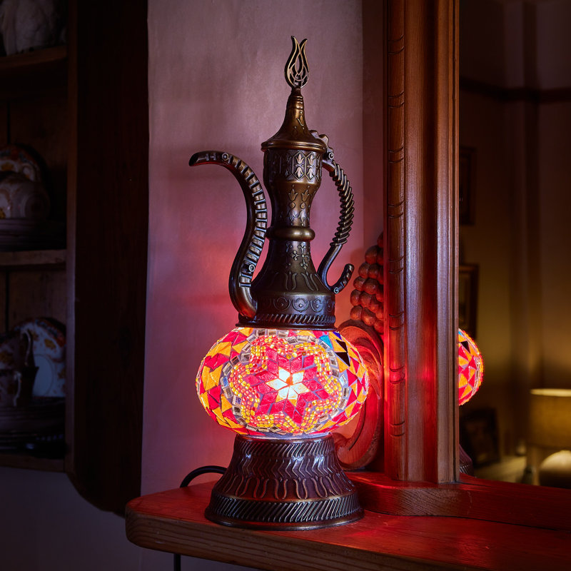Karlie Metal Lighting Lamp, Red/Orange