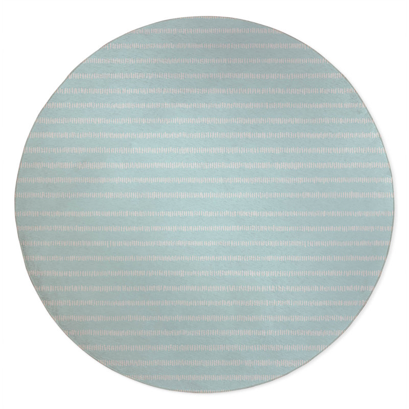 Scatter Row Activity Mat, Light Blue/Blue, Round 5'
