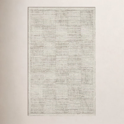 Dowell Hand-Woven Geometric Wool Rug