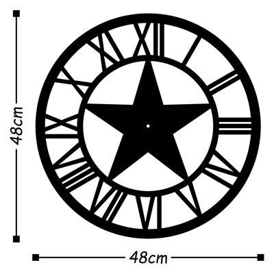 Dametta Metal Wall Clock
