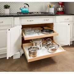 Evelots Kitchen Cabinet/Counter Shelf-Organizer-Double Space-Sturdy  Metal-Set/2